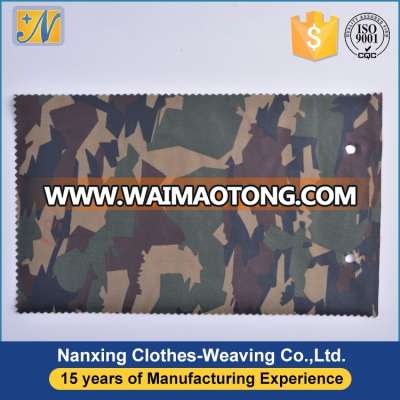 PVC coated fabric camouflage 210T polyester printed fabrics